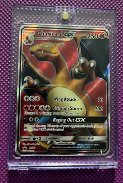 Pokemon TCG Charizard GX SM60 Promo Full Art Holo 250 HP English Card - Image 1