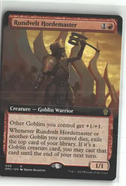 Rundvelt Hordemaster (Extended Art) - 409 - Dominaria United - LP - Image 1