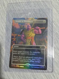 Swords to Plowshares (Borderless) (Magazine Insert) Media Promos Foil - Image 1