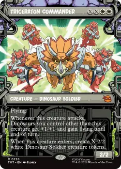 Triceraton Commander (Showcase) - 226 - NM - Teenage Mutant Ninja Turtles - Image 1
