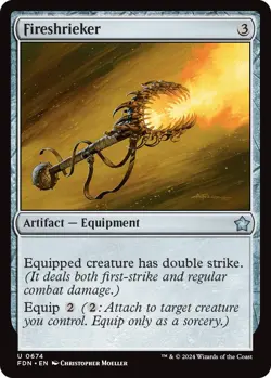 Fireshrieker FDN 674 MTG Foundations Uncommon Normal EN NM - Image 1