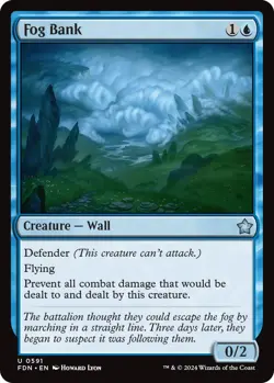 Fog Bank FDN 591 MTG Foundations Uncommon Normal EN NM - Image 1