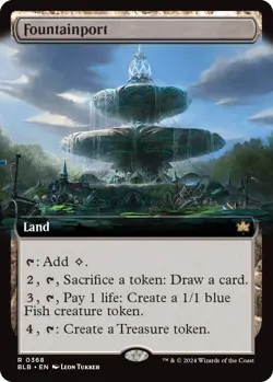 Fountainport (Extended Art) - 368 - NM - Bloomburrow - Image 1