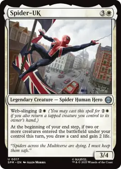 Spider-UK SPM 17 MTG Marvel's Spider-Man Uncommon Foil EN NM - Image 1