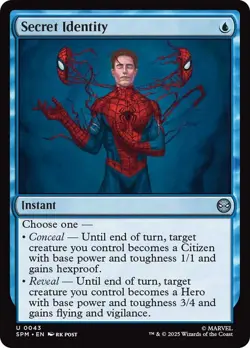 Secret Identity SPM 43 MTG Marvel's Spider-Man Uncommon Normal EN NM - Image 1