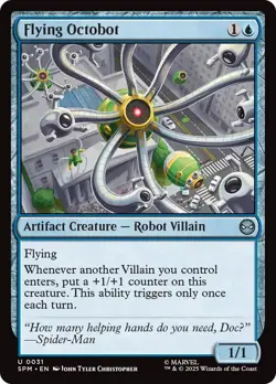 Flying Octobot SPM 31 MTG Marvel's Spider-Man Uncommon Normal EN NM - Image 1