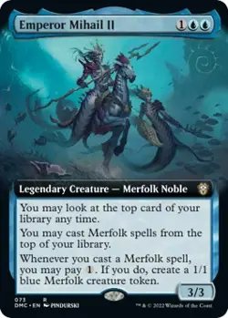 Emperor Mihail II (Extended Art) - Foil NM MTG Commander: Dominaria United - Image 1