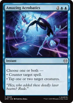 Amazing Acrobatics SPM 25 MTG Marvel's Spider-Man Common Foil EN NM - Image 1