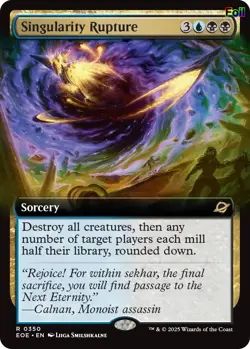 Foil Singularity Rupture (Extended Art) - 350 - LP - Edge of Eternities - Image 1