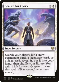 Search for Glory KHM 27 MTG Kaldheim Rare Normal EN NM - Image 1