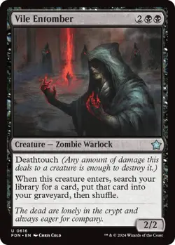 Vile Entomber FDN 616 MTG Foundations Uncommon Normal EN NM - Image 1