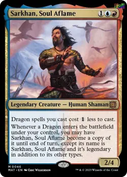 Foil Sarkhan, Soul Aflame - 46 - LP - March of the Machine: The Aftermath - Image 1