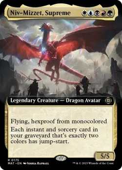 Niv-Mizzet, Supreme (Extended Art) - 175 - NM - March of the Machine: The Aft... - Image 1