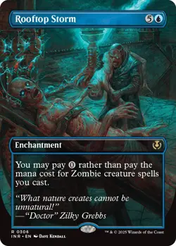 Rooftop Storm (Borderless) - Foil NM MTG Innistrad Remastered - Image 1