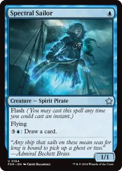 Spectral Sailor FDN 164 MTG Foundations Uncommon Foil EN NM - Image 1
