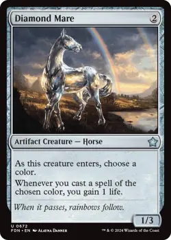 Diamond Mare FDN 672 MTG Foundations Uncommon Normal EN NM - Image 1