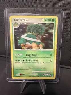 Pokemon - Torterra 17/130 - Holo Diamond & Pearl base set - Sleeve/Top loader - Image 1