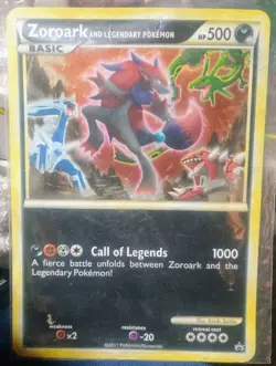 Jumbo Promotional Card featuring Zoroark and several Legendary Pokemon - Image 1