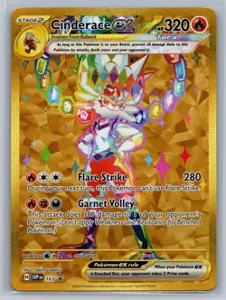 Cinderace ex 163 Holo Promo Scarlet & Violet Promo Pokemon Holo Near Mint - Image 1