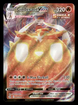 Near Mint Cinderace VMAX 045/264 Fusion Strike Rare Holo VMAX - Image 1