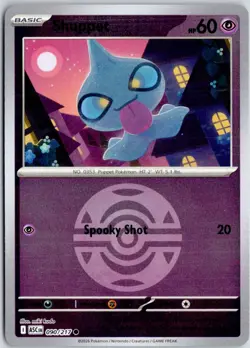 Shuppet (Dusk Ball) Reverse Holofoil Common ME: Ascended Heroes 090/217 NM Po... - Image 1