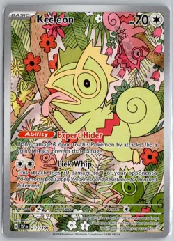 Kecleon - 213/191 Holofoil Illustration Rare SV08: Surging Sparks 213/191 NM ... - Image 1
