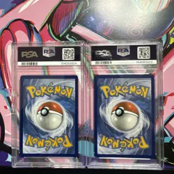 2024 POKEMON SFA BLACK STAR PROMO KINGDRA EX #131 GRENINJA EX #132 PSA 9 set - Image 2