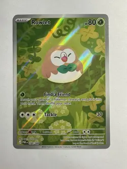 2026 Pokemon - ROWLET - IR Illustration Rare - PERFECT ORDER - 090/088 - Image 1