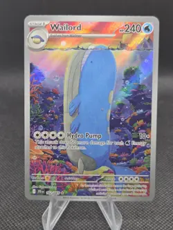 Wailord 162/159 Pokemon Journey Together IR - NM - Image 1