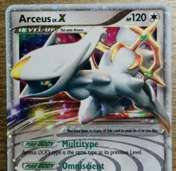 Pokemon TCG Arceus LV.X DP53 Black Star Promo Holo - Vintage 2009 - MP/HP - Image 2