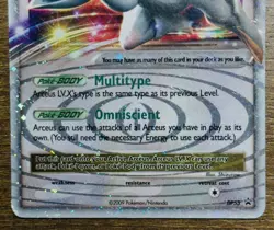 Pokemon TCG Arceus LV.X DP53 Black Star Promo Holo - Vintage 2009 - MP/HP - Image 3