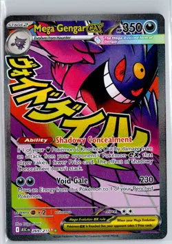 Mega Gengar ex - 269/217 Holofoil Mega Attack Rare ME: Ascended Heroes 269/21... - Image 1