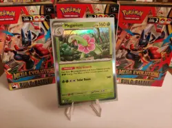 Pokemon TCG Meganium 001 Holo Promo Mega Evolution - Image 1