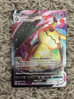 2022 Pokemon Brilliant Stars Ultra Rare Holo - 069/172 Mimikyu Vmax - Image 2