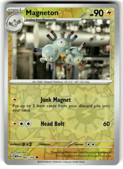 Pokemon TCG Pokemon Magneton 082/165 NM Uncommon Reverse Holo - Image 1