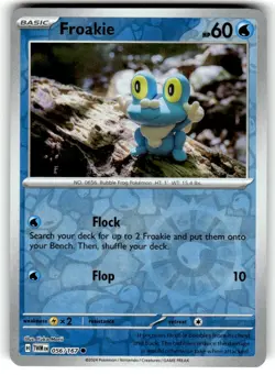 Sv06: Twilight Masquerade Pokemon TCG Froakie 056/167 NM Reverse Holo - Image 1