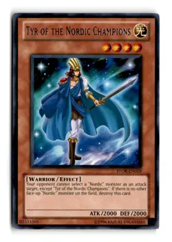 Tyr of the Nordic Champions - STOR-EN019 Rare - YuGiOh-LP - Image 1