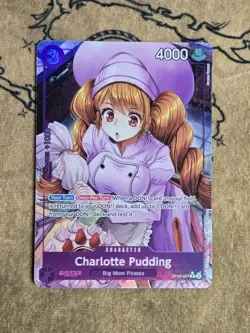 One Piece Card Game Charlotte Pudding (Parallel) OP08-067 Rare NM English - Image 1
