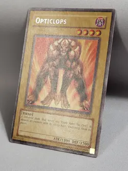 YuGiOh TCG Opticlops 2 x 1st Edition 1 x Unlimited LOD-009 Rare LP - Image 4