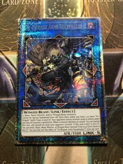 * TRI-BRIGADE ARMS BUCEPHALUS II * 1ST EDITION STARLIGHT RARE PHHY-EN048 YUGIOH! - Image 1