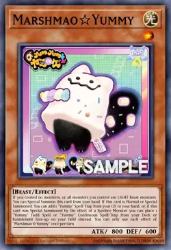 DOOD-EN024 "Marshmao☆Yummy" Secret Rare 1st Ed YuGiOh PRE ORDER - Image 1