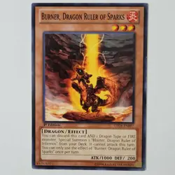 Burner, Dragon Ruler of Sparks - LTGY-EN097 - HP - Common - 1st ed - Yugioh - Image 1