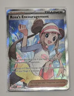 Rosa's Encouragement 114/088 Ultra Rare Full Art Perfect Order Pokemon TCG NM/M - Image 1