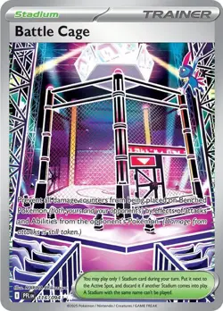 Battle Cage - 116/094 PFL 116/094 Pokemon ME02: Phantasmal Flames Ultra Rare ... - Image 1