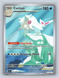 Cetitan 201/191 Illustration Rare Surging Sparks Pokemon NM - Image 1