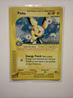 Expedition Pichu 22/165 Holo Rare Pokemon Card - Image 1