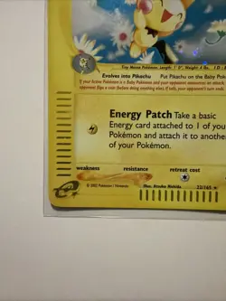 Expedition Pichu 22/165 Holo Rare Pokemon Card - Image 2