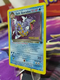 Pokemon TCG Dark Gyarados Prerelease Holo Rare Card 8/82 Vintage 1999 LP Wotc - Image 2