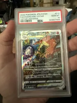 Pokemon Charizard VSTAR PSA 10 SAR Holo S12a VSTAR Universe 212/172 2022 - Image 1