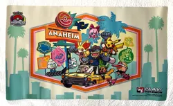 Pokemon Worlds Exclusive 2025 Anaheim Pokemon Center Car Scene Playmat & Bag NEW - Image 1